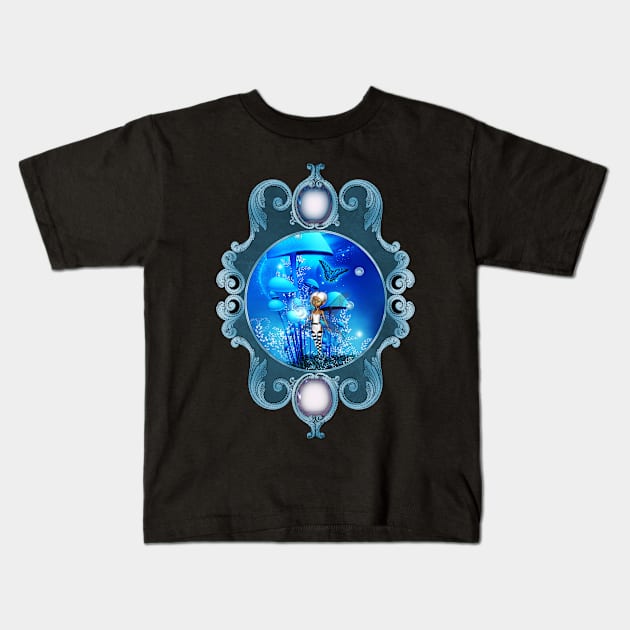 Cute playing fairy Kids T-Shirt by Nicky2342